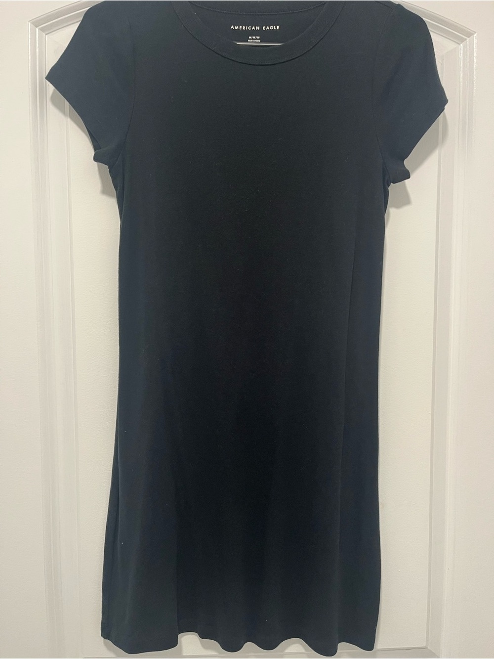 Short Sleeve Black Dress